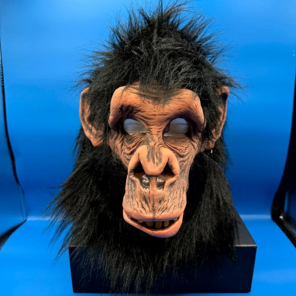 Zagone Studios Handmade Chimpanzee Mask for Carnival Halloween &‎ Theme Parties